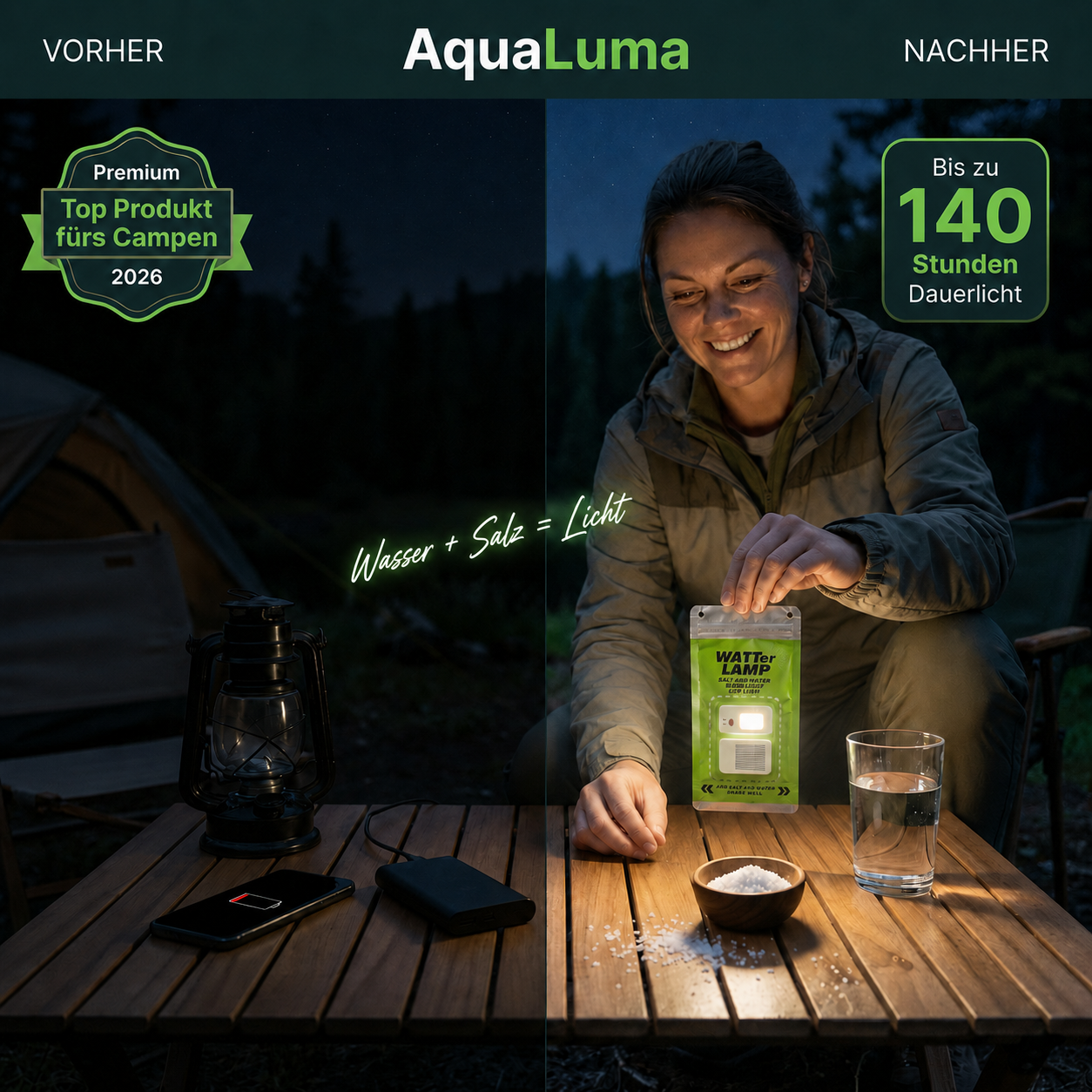 AquaLuma – Licht, wenn du es wirklich brauchst