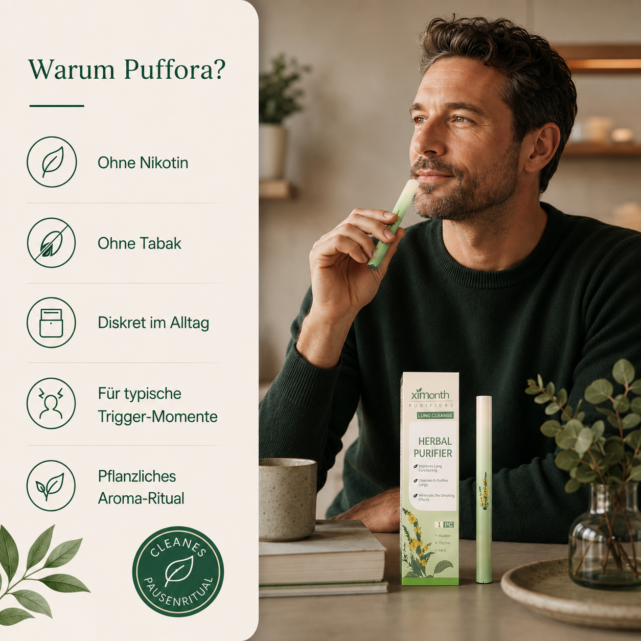 Puffora - Wenn die Pause nach Zigarette ruft.