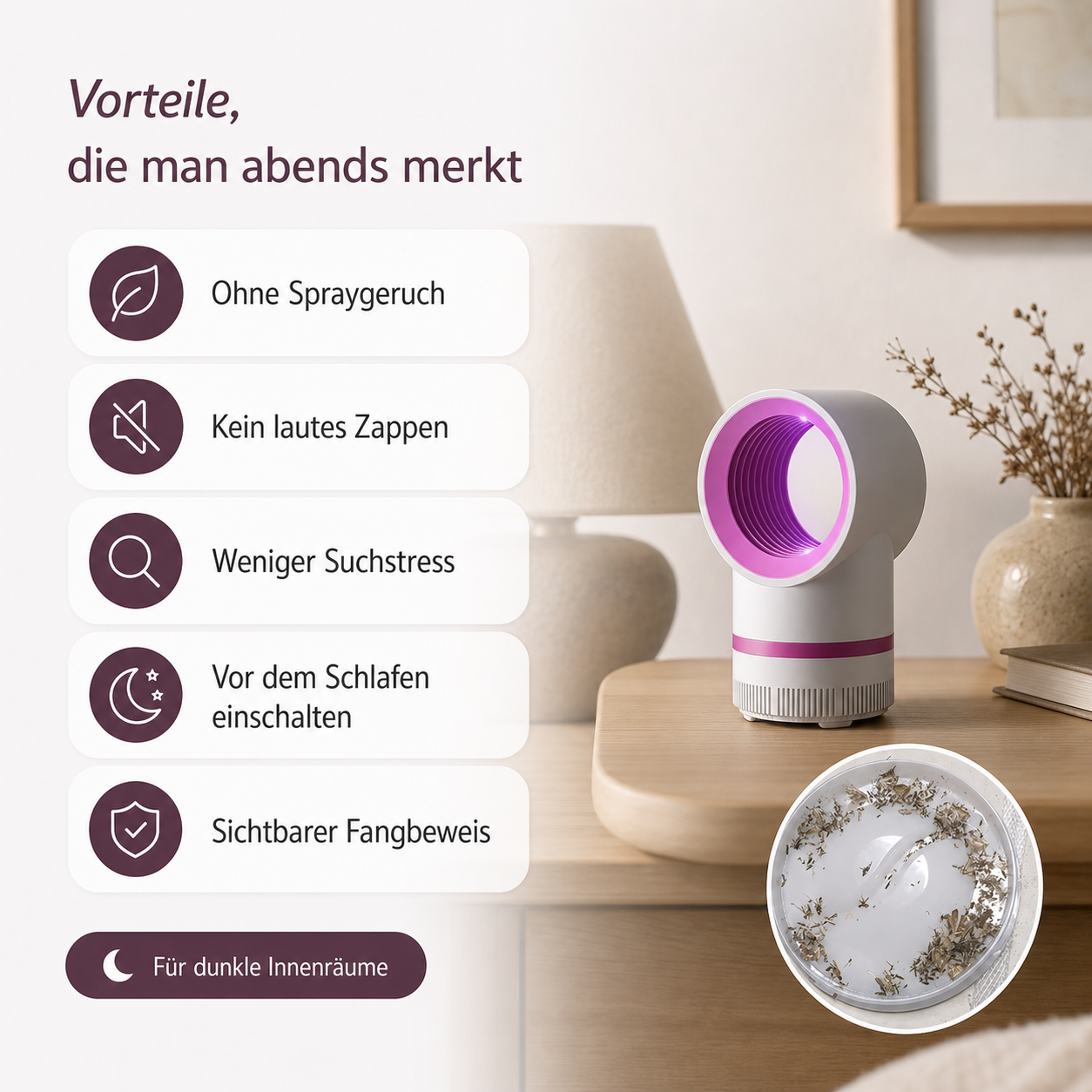 Noctra - Ruhigere Nächte ohne Spray